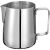 Quasar &Co.®, 2-piece stainless steel pitcher set with scale, frothing latches with handle, milk or cappuccino jugs, with spout, bar jugs, barista jugs, 350 ml, h 9 cm 134579852