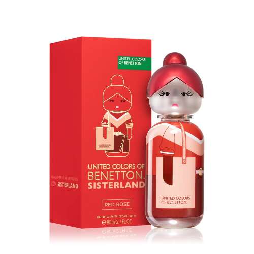 BENETTON Sisterland Red Rose Eau de Toilette 80 ml