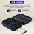 Quasar & Co. Cabin Suitcase, Line model, 40 x 30 x 20 cm, 4 removable wheels, ABS, Dark Blue 141968318