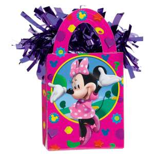 Minnie Mouse lufi súly, rózsaszín és lila, Minnie Mouse mintával - Lufi