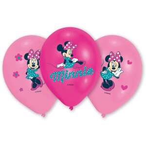 6 db-os Minnie Mouse latex lufi csomag, 27,5 cm, rózsaszín és piros - Lufi