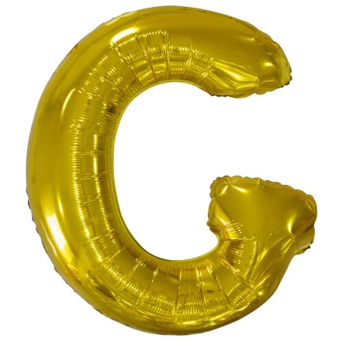 Arany fólia lufi - G betű - 86 cm - Party dekoráció - Otthon és kert