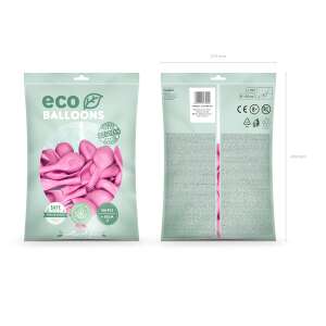 Eco lufi, latex, metál pink, d30 100 db 61232670 