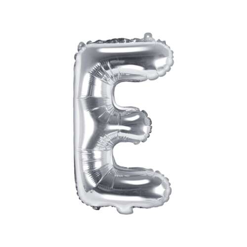 Fólia Lufi - 'E' Betű - Ezüst - 35cm