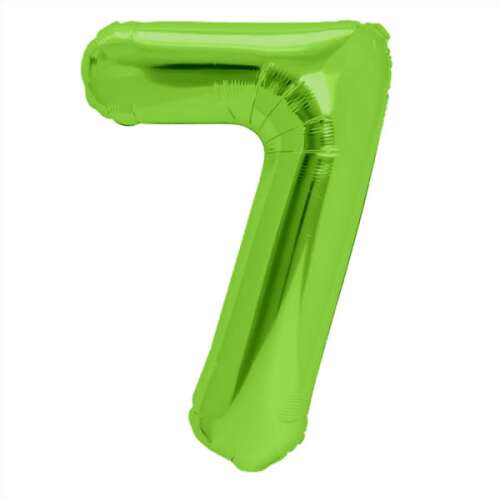 PartyPal - Zöld 7-es Fólia Lufi - 100 cm