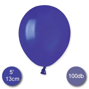 Pasztel,  navy blue, 100 db GÖMB, d13 cm 135831336 - Lufi