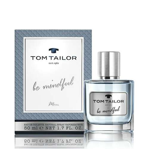 TOM TAILOR Be Mindful Man Eau de Toilette 50 ml, férfi illat, friss és citrusos illat
