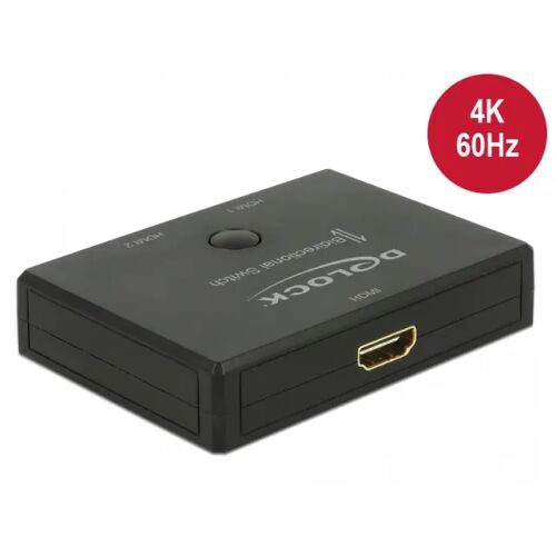 Comutator bidirecțional Delock HDMI 2-in-1 out, 4K 60Hz