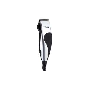 Floria ZLN0443 hair clipper, silver and black, with cord - Floria