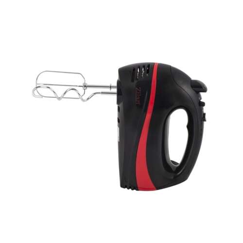 Zilan ZLN8402 kézi mixer, fekete és piros, 300W, 5 sebesség, turbó