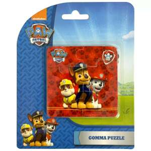 Set de radiere puzzle Paw Patrol, 6 bucăți, cu Chase, Marshall și Skye - Mancs Őrjárat