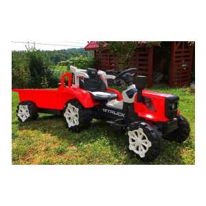 SZOMIK Elektromos Traktor Gyermekeknek Távirányítóval USB-vel TRAK-M-4 - piros 61251501 Elektromos járművek - Elektromos traktor