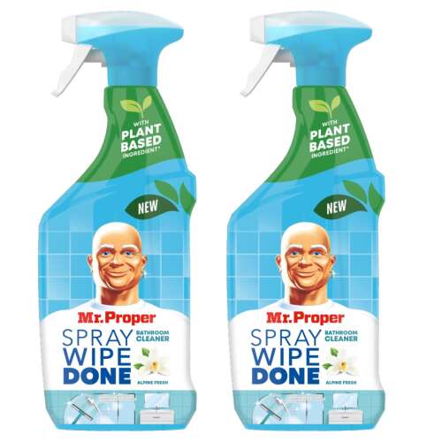 Mr. Proper Spray Wipe Done degresant de curățare Alpine fresh 2x800ml