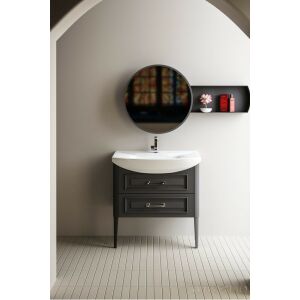 Sanovit ZENON Mosdókagyló - Falra/Bútorba Építhető - 85x50 cm