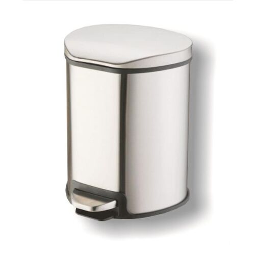 Viva Design 5L Rozsdamentes Acél Pedálos Szemetes fürdőszobába vagy konyhába