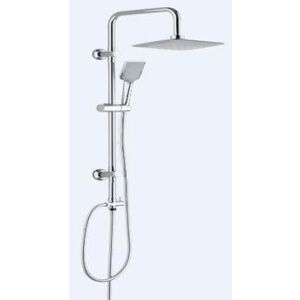 Viva ZEN Króm Zuhanyrendszer szögletes fejjel - 20x20 cm - Viva Style