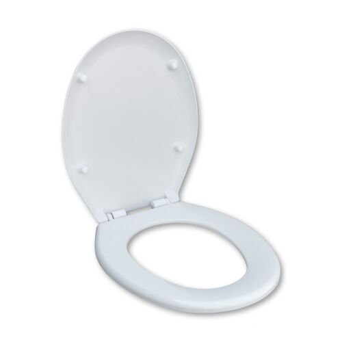 Viva S1 fehér duroplast WC ülőke, nyitott állapotban