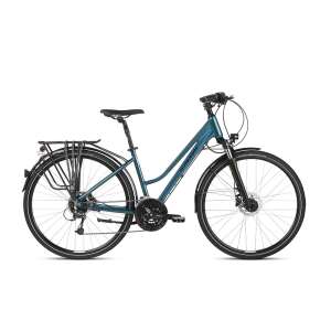 Kross Trans 8.0 női túra kerékpár, türkizkék színben - Kross