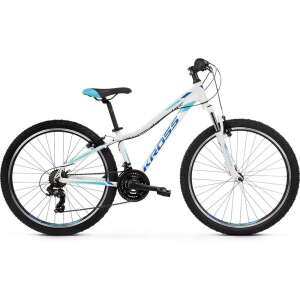 Kross Lea 1.0 SR női hegyi kerékpár fehér és kék színben - Kross