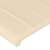 vidaXL cream fabric headboard with wings, close-up of fabric texture