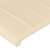 vidaXL cream fabric headboard with wings, close-up of fabric texture