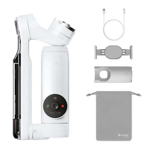 Insta360 Flow samostatný gimbal, biely, s príslušenstvom