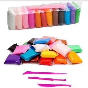 12 color polymer clay set with 3 sculpting tools, perfect for kids to create and play - Kik