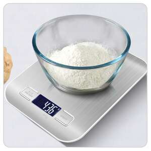 Praktikus Konyhai Mérleg - 5kg/1g - LCD Kijelzővel