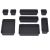 Palmonix modular drawer organizer set, top view
