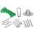 Springos swing and hammock mounting kit with rope, screws, and carabiner
