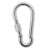 Screw-lock carabiner for hanging swings and hammocks