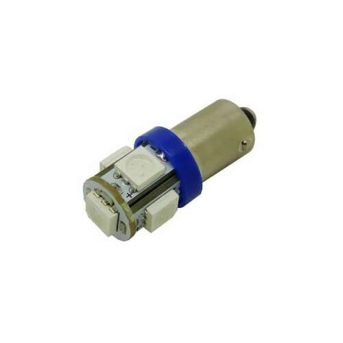 BA9S 5 SMD 5050 LED kék autós izzó 