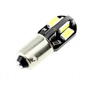 Autós led - BA9S 8 smd 5730 canbus hideg fehér 61299121