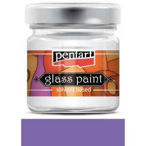 Üvegfesték oldószeres 30ml lila Pentart