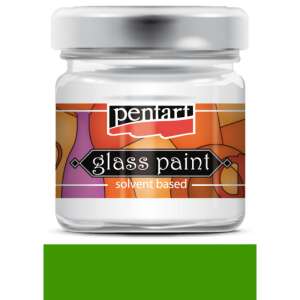 Üvegfesték oldószeres 30ml olíva Pentart