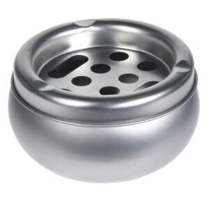 Scrumiera din aluminiu Excellent Houseware, argintie, 10x5.5 cm - Scrumiere