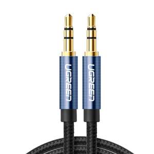 Ugreen AUX audiokábel egyenes mini jack 3,5 mm 1,5 m kék (AV112) 61380151 