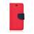 Samsung Galaxy A14 4G / A14 5G Book Case, Flip Case, Phone Case, Silicone Frame, Card Holder, Magnetic Closure, Red-Dark Blue, Fancy 61380840