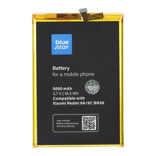 BlueStar Xiaomi Redmi 9A / 9C BN56 utángyártott akkumulátor 5000mAh