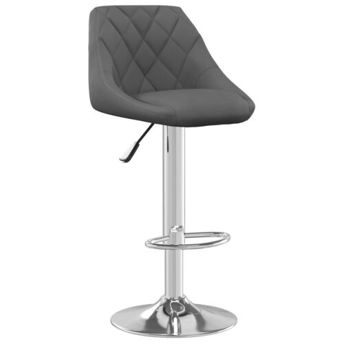 vidaXL Bár Szék - Bársony - Sötétszürke - 2 db 165434588 - Bárszék