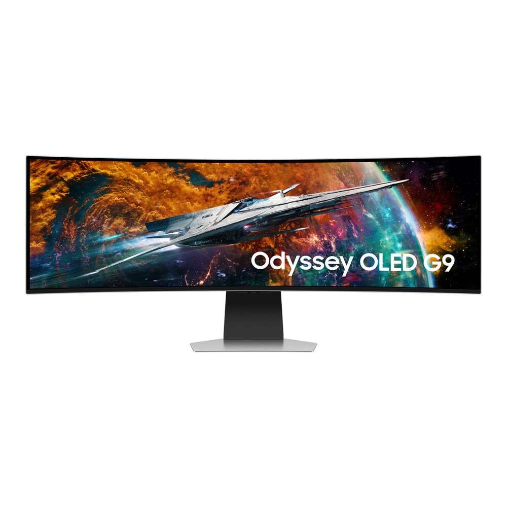 Samsung curved oled-monitor odyssey g9 s49cg954su - 124 cm (49") - 5120 x 1440 uwqhd (ls49cg954suxen)