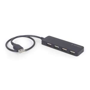 Gembird USB 2.0 Hub with 4 Ports, Black - Gembird USB Hub