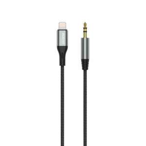 Kabel audio Dudao L11Pro Lightning - mini jack 3,5 mm, 1 m, szary - Kabel danych