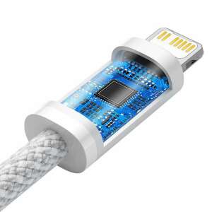 USB-C kábel a Lightning Baseus Dynamic sorozathoz, 20 W, 2 m, fehér (CALD000102) 61414291 