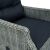 vidaXL 9 részes világosszürke polyrattan kültéri étkezőszett párnákkal 84664992