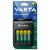 Ładowarka VARTA, AA/AAA/9V, 4xAA 2100 mAh, wyświetlacz LCD, VARTA "Plug" 80796114