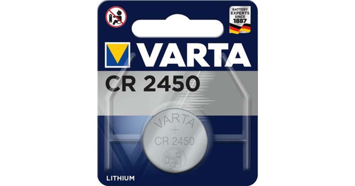 VARTA Button cell, CR2450, 1 VARTA Professional 