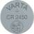 VARTA CR2450 Lítium elem, 1 db-os csomag