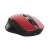 TRUST Zaya wireless rechargeable mouse, red, side view