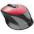 TRUST Zaya wireless rechargeable mouse, red, side view